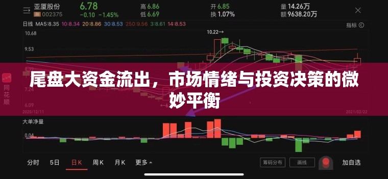 尾盤大資金流出，市場情緒與投資決策的微妙平衡