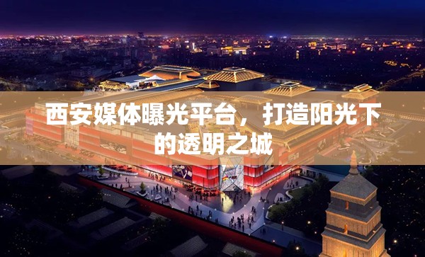 西安媒體曝光平臺，打造陽光下的透明之城