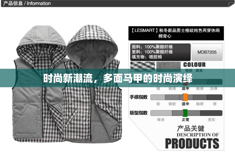 時尚新潮流，多面馬甲的時尚演繹