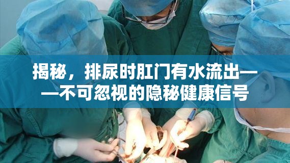 揭秘，排尿時肛門有水流出——不可忽視的隱秘健康信號