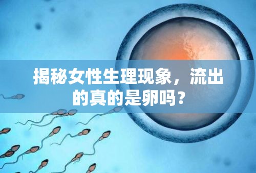 揭秘女性生理現(xiàn)象，流出的真的是卵嗎？