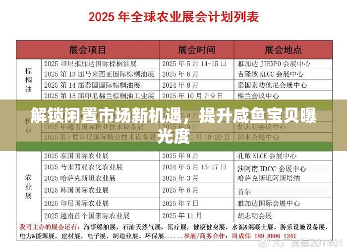 解鎖閑置市場新機遇，提升咸魚寶貝曝光度