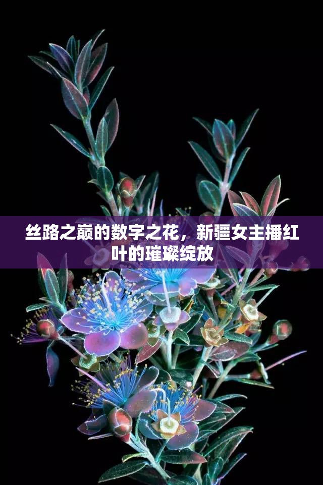 絲路之巔的數(shù)字之花，新疆女主播紅葉的璀璨綻放