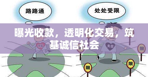 曝光收款，透明化交易，筑基誠信社會(huì)