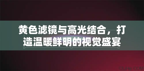 黃色濾鏡與高光結(jié)合，打造溫暖鮮明的視覺盛宴