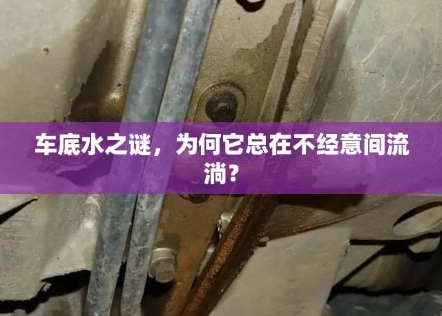 車底水之謎，為何它總在不經(jīng)意間流淌？