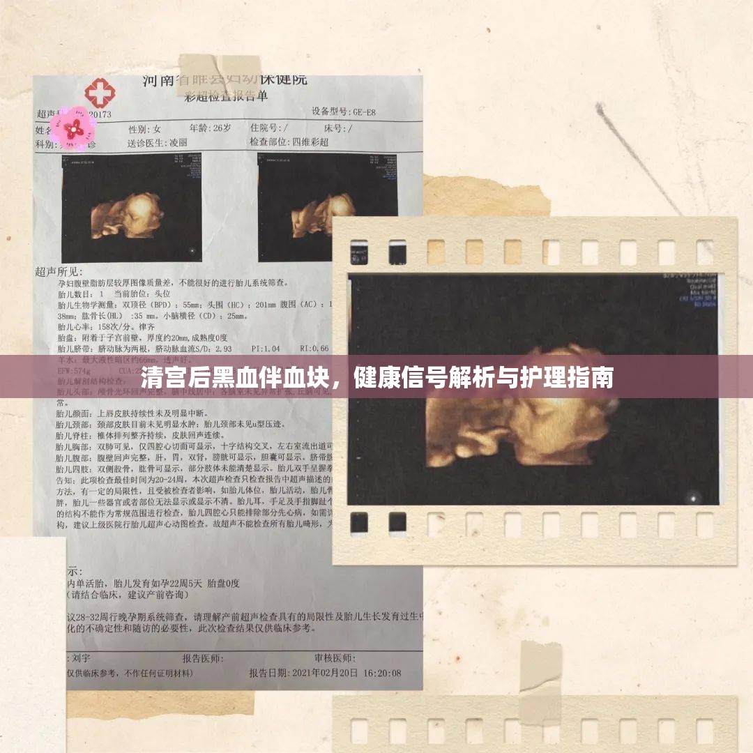 清宮后黑血伴血塊，健康信號解析與護理指南