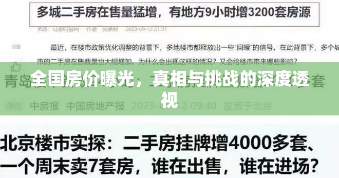 全國房價曝光，真相與挑戰(zhàn)的深度透視