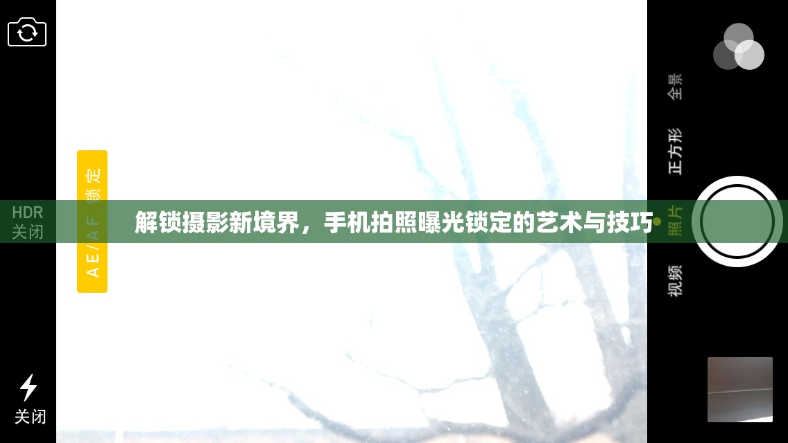解鎖攝影新境界，手機(jī)拍照曝光鎖定的藝術(shù)與技巧