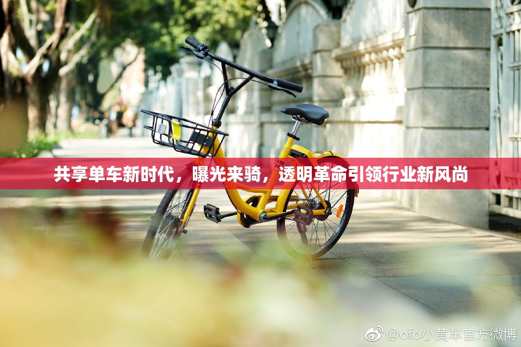 共享單車新時代，曝光來騎，透明革命引領(lǐng)行業(yè)新風(fēng)尚