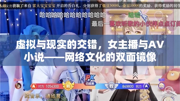 虛擬與現(xiàn)實的交錯，女主播與AV小說——網(wǎng)絡(luò)文化的雙面鏡像