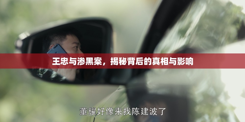 王忠與滲黑案，揭秘背后的真相與影響