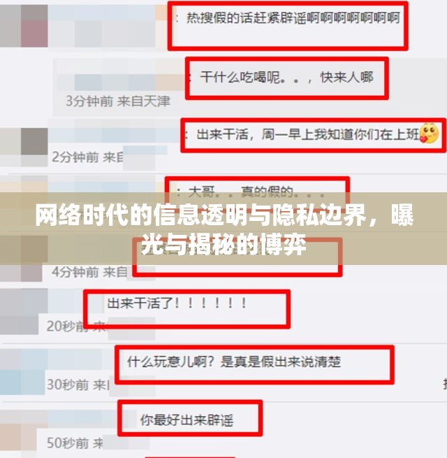 網(wǎng)絡(luò)時(shí)代的信息透明與隱私邊界，曝光與揭秘的博弈