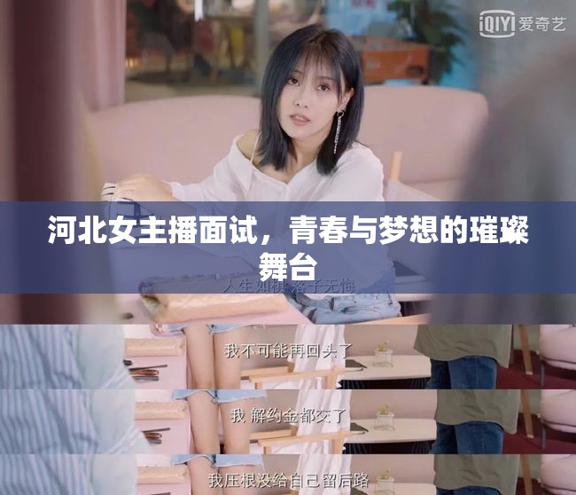 河北女主播面試，青春與夢想的璀璨舞臺