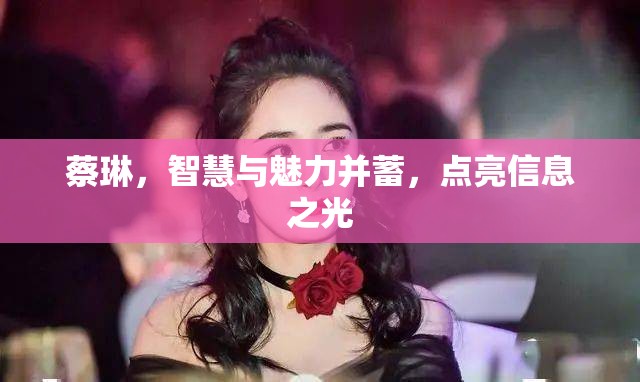 蔡琳，智慧與魅力并蓄，點(diǎn)亮信息之光