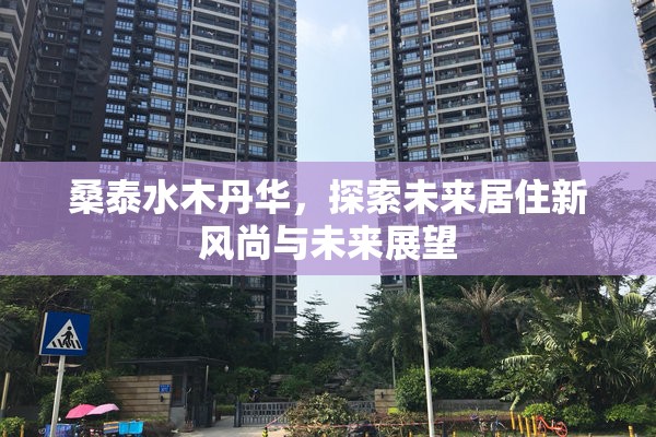 桑泰水木丹華，探索未來居住新風尚與未來展望