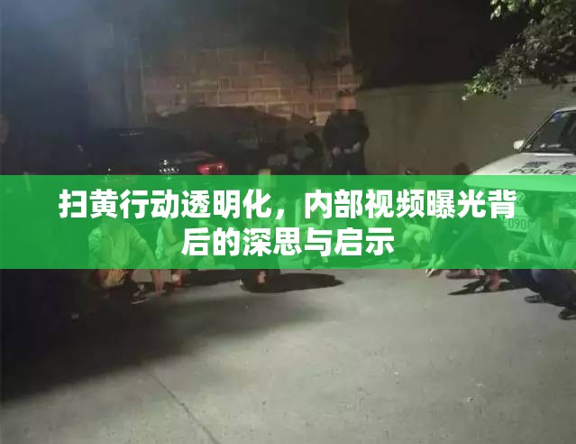 掃黃行動(dòng)透明化，內(nèi)部視頻曝光背后的深思與啟示