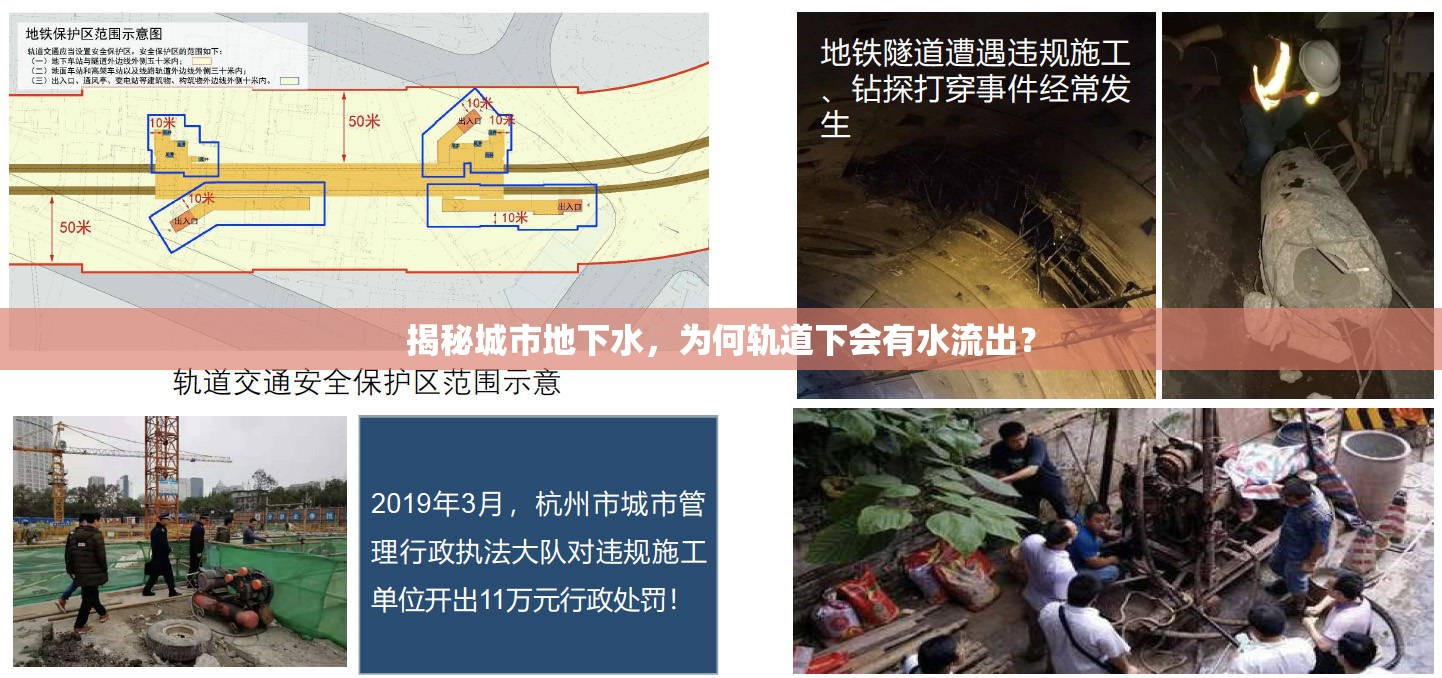 揭秘城市地下水，為何軌道下會有水流出？
