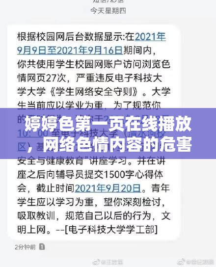 婷婷色第一頁在線播放，網(wǎng)絡(luò)色情內(nèi)容的危害與反思