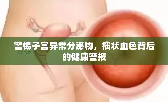 警惕子宮異常分泌物，痰狀血色背后的健康警報(bào)