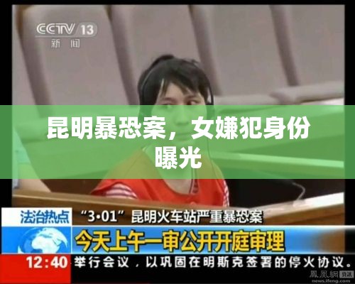 昆明暴恐案，女嫌犯身份曝光