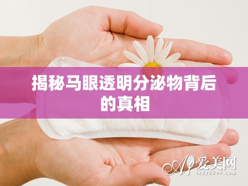 揭秘馬眼透明分泌物背后的真相