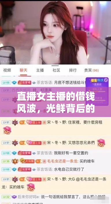 直播女主播的借錢風(fēng)波，光鮮背后的真實(shí)與挑戰(zhàn)