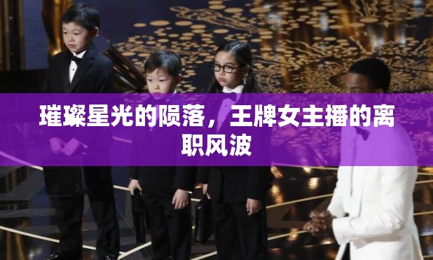 璀璨星光的隕落，王牌女主播的離職風(fēng)波