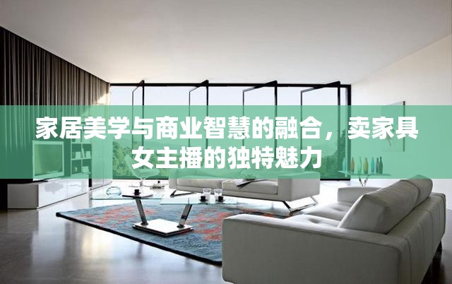 家居美學(xué)與商業(yè)智慧的融合，賣家具女主播的獨特魅力