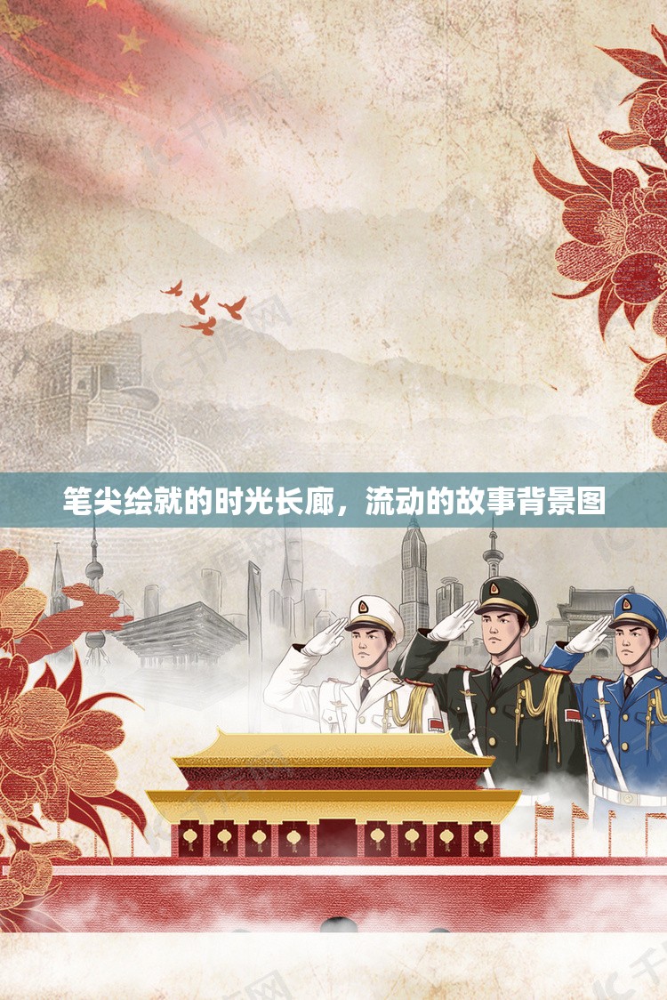 筆尖繪就的時(shí)光長(zhǎng)廊，流動(dòng)的故事背景圖