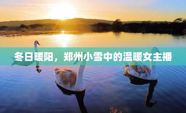 冬日暖陽，鄭州小雪中的溫暖女主播