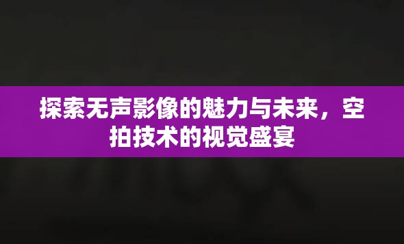 探索無(wú)聲影像的魅力與未來(lái)，空拍技術(shù)的視覺(jué)盛宴