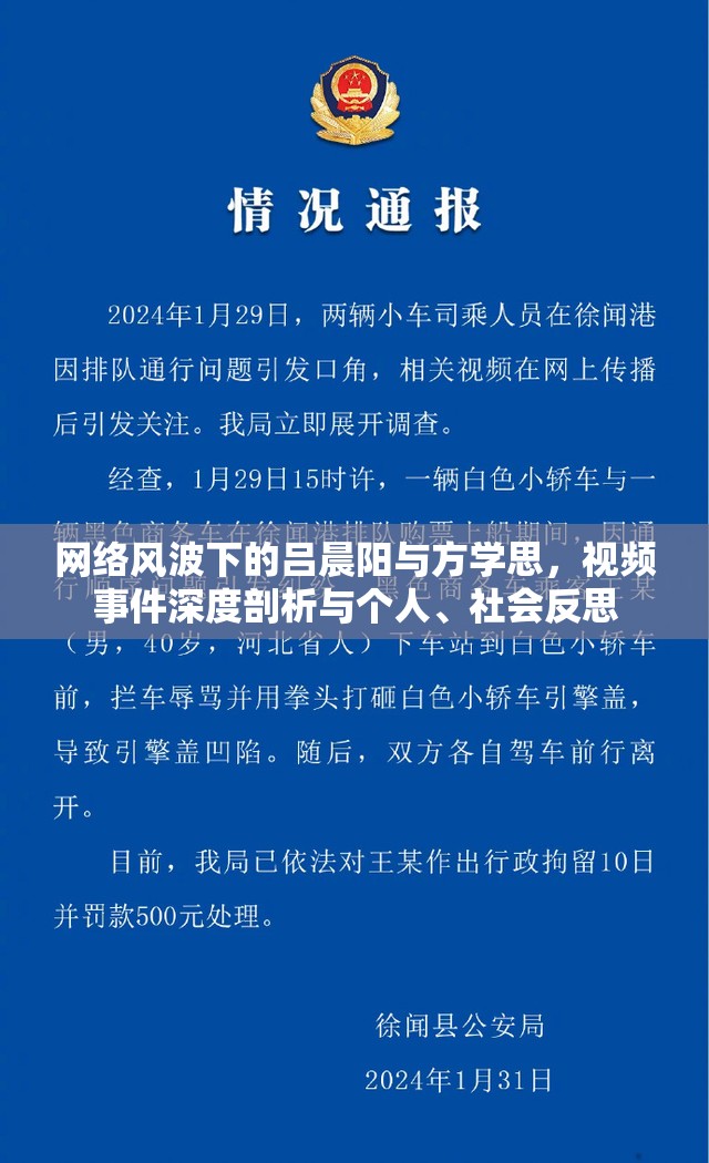網(wǎng)絡(luò)風(fēng)波下的呂晨陽與方學(xué)思，視頻事件深度剖析與個人、社會反思