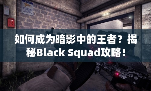 如何成為暗影中的王者？揭秘Black Squad攻略！
