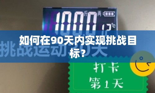 如何在90天內(nèi)實現(xiàn)挑戰(zhàn)目標(biāo)？