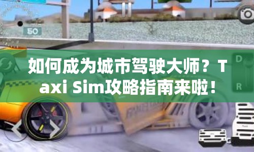 如何成為城市駕駛大師？Taxi Sim攻略指南來啦！