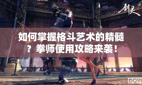 如何掌握格斗藝術(shù)的精髓？拳師使用攻略來襲！