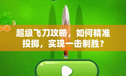 超級(jí)飛刀攻略，如何精準(zhǔn)投擲，實(shí)現(xiàn)一擊制勝？