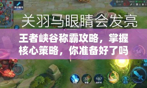 王者峽谷稱霸攻略，掌握核心策略，你準(zhǔn)備好了嗎？
