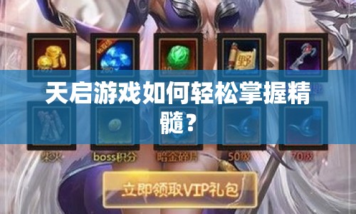 天啟游戲如何輕松掌握精髓？