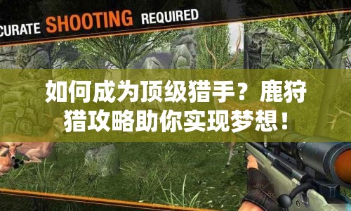 如何成為頂級獵手？鹿狩獵攻略助你實(shí)現(xiàn)夢想！