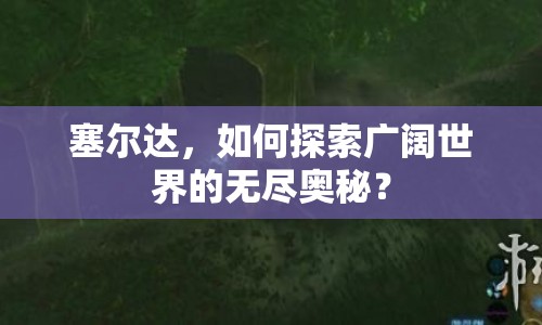 塞爾達(dá)，如何探索廣闊世界的無盡奧秘？