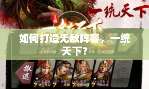 如何打造無敵陣容，一統(tǒng)天下？