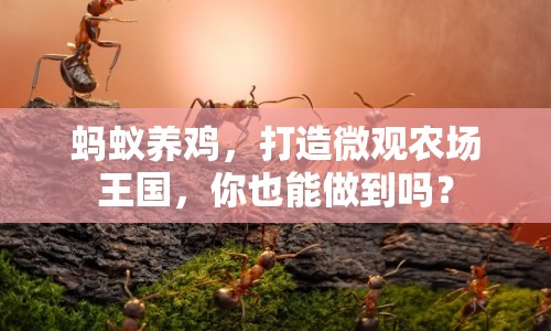 螞蟻養(yǎng)雞，打造微觀農(nóng)場王國，你也能做到嗎？