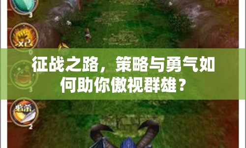 征戰(zhàn)之路，策略與勇氣如何助你傲視群雄？