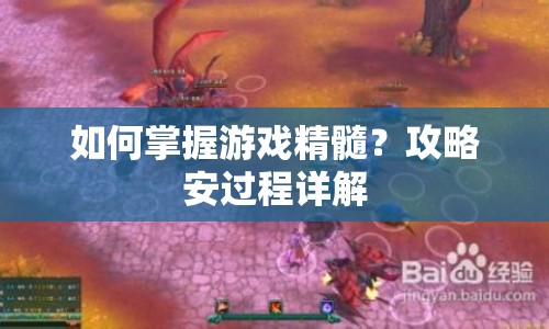 如何掌握游戲精髓？攻略安過程詳解