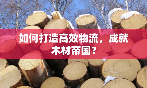 如何打造高效物流，成就木材帝國？