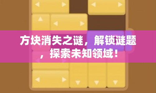 方塊消失之謎，解鎖謎題，探索未知領(lǐng)域！