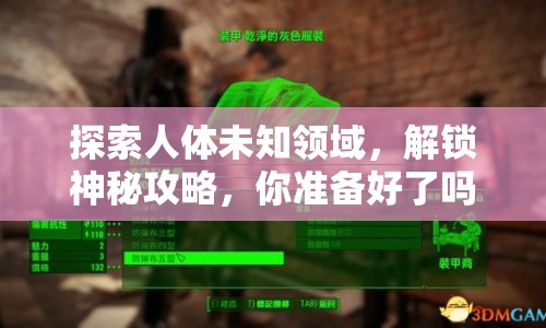 探索人體未知領(lǐng)域，解鎖神秘攻略，你準(zhǔn)備好了嗎？