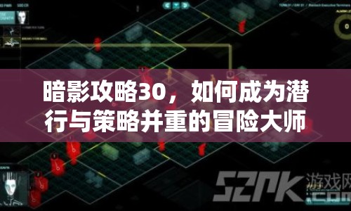 暗影攻略30，如何成為潛行與策略并重的冒險大師？